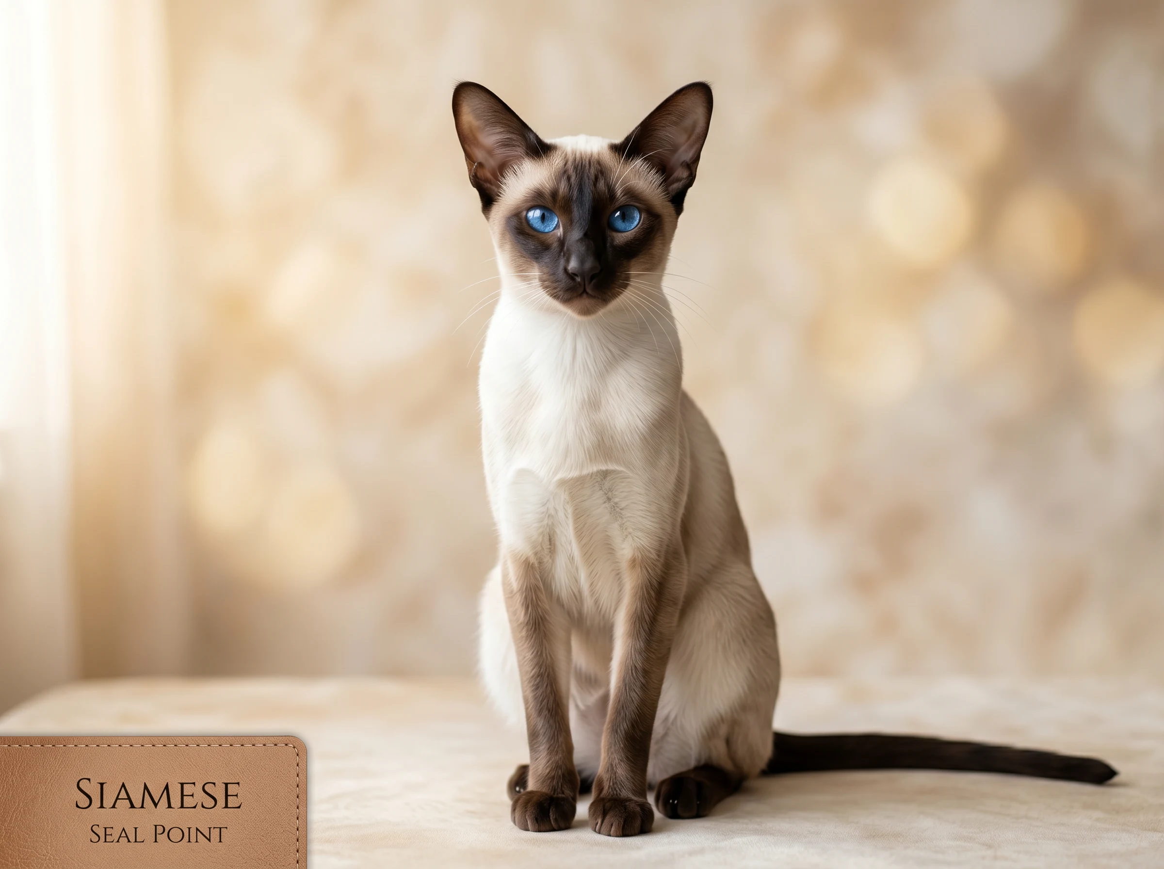 Siamese Kittens | Gulf Cats and Kittens Purebred Siamese cat with elegant Seal Point pattern and sapphire eyes — WCF and CFA pedigree registered kittens available with free GCC delivery